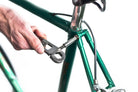 1/4" 6mm hex tool bit being used on seat post clamp